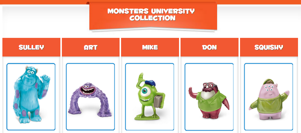 Monsters University Collection