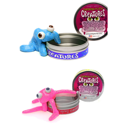 Crazy Aaron's Thinking Putty Creatures