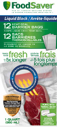 FoodSaver Liquid Block Barrier Bags