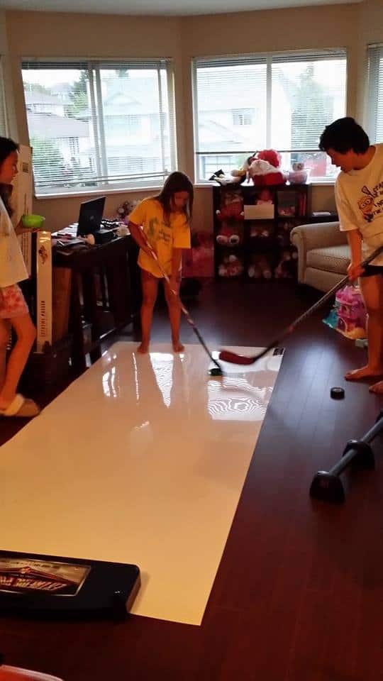 Hockey in the front room