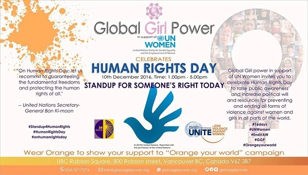 Celebrate Human Rights Day on December 10, 2016