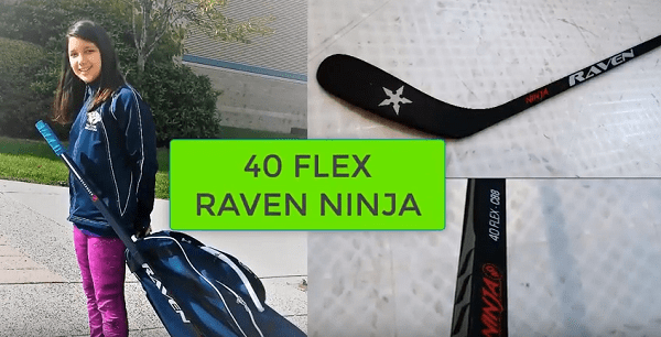 Junior Youth C19 Backstrom Raven GEN3 NINJA 40 Flex Right Hand Hockey Stick 
